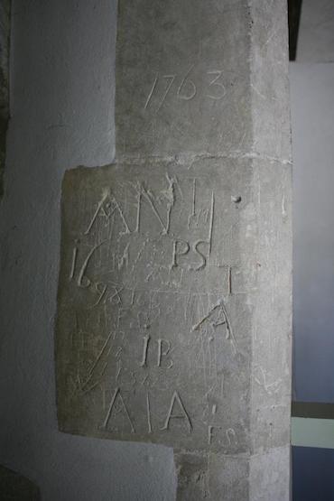 Graffiti from the interior